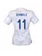 Ranska Ousmane Dembele #11 Vieraspaita Naisten MM-kisat 2022 Lyhythihainen